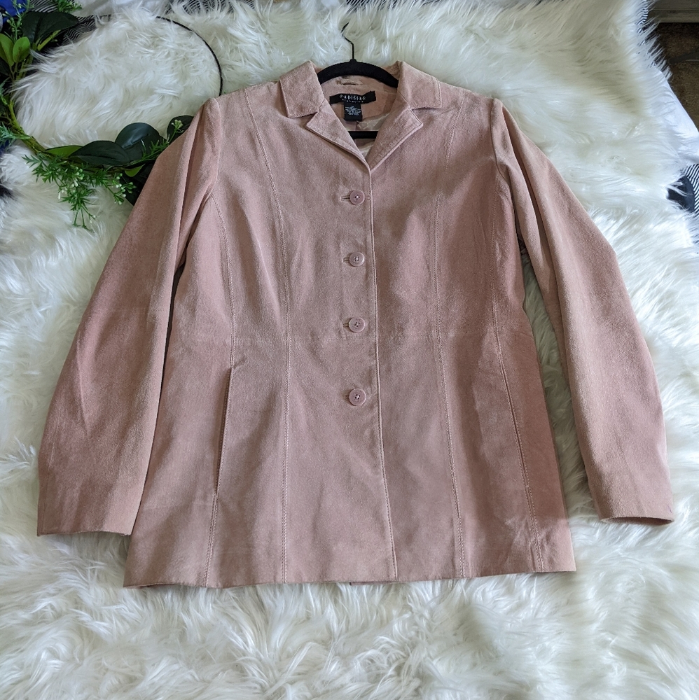 Parisan Signature Blush Leather Jacket - Picture 9 of 12